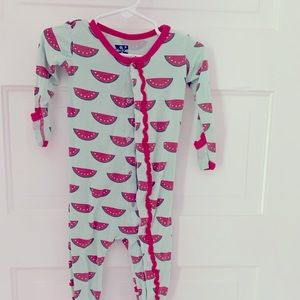 Kickee Pants footed pajamas